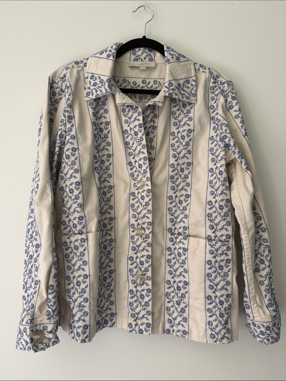 Loft Embroidered Chore Jacket